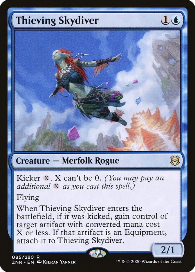 Thieving Skydiver [Zendikar Rising] | Good Games North