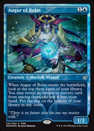 Augur of Bolas [War of the Spark Promos] | Good Games North