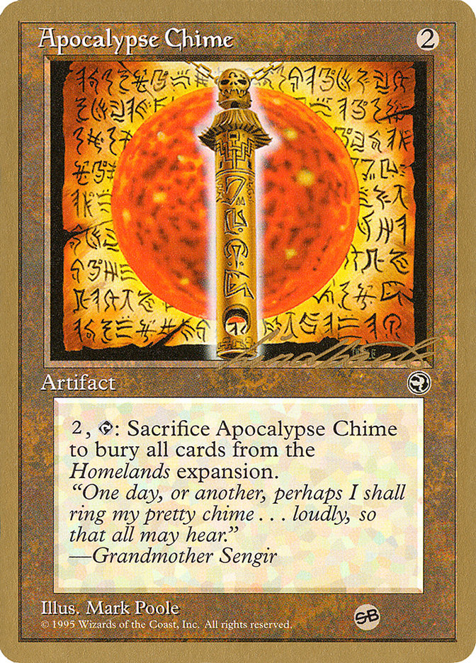 Apocalypse Chime (Leon Lindback) (SB) [Pro Tour Collector Set] | Good Games North