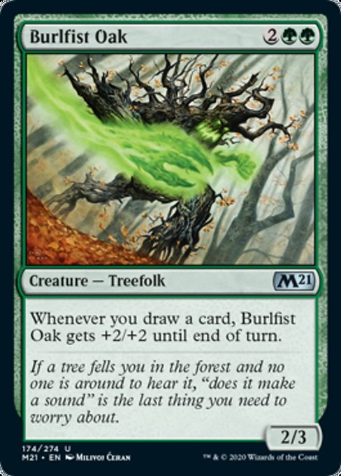 Burlfist Oak [Core Set 2021] | Good Games North