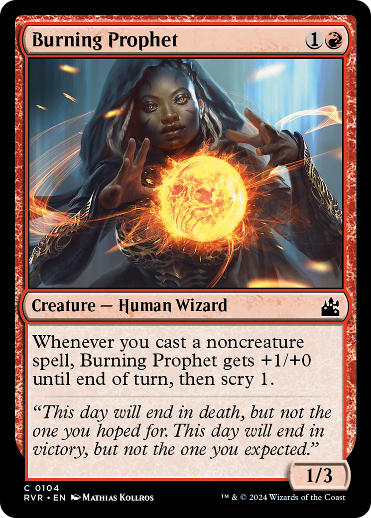 Burning Prophet [Ravnica Remastered] | Good Games North