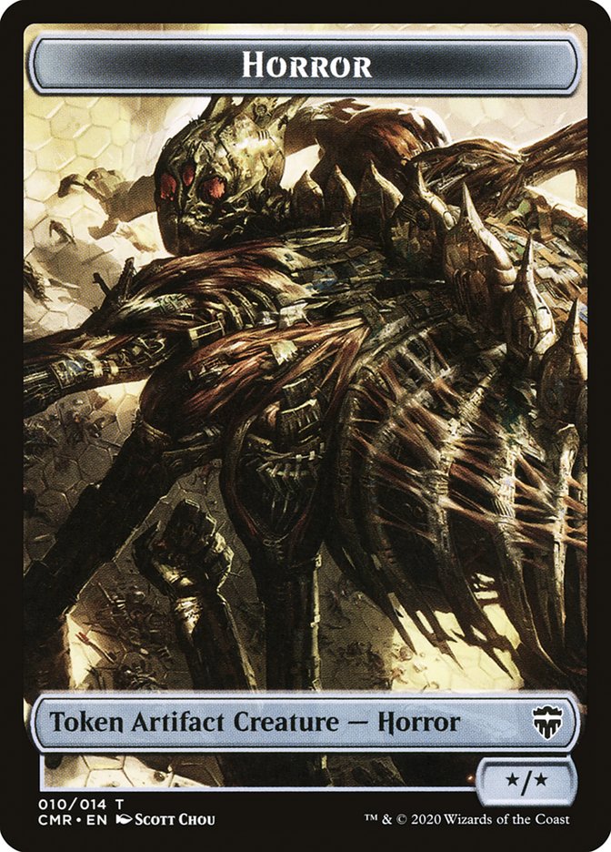 Copy (013) // Horror Token [Commander Legends Tokens] | Good Games North
