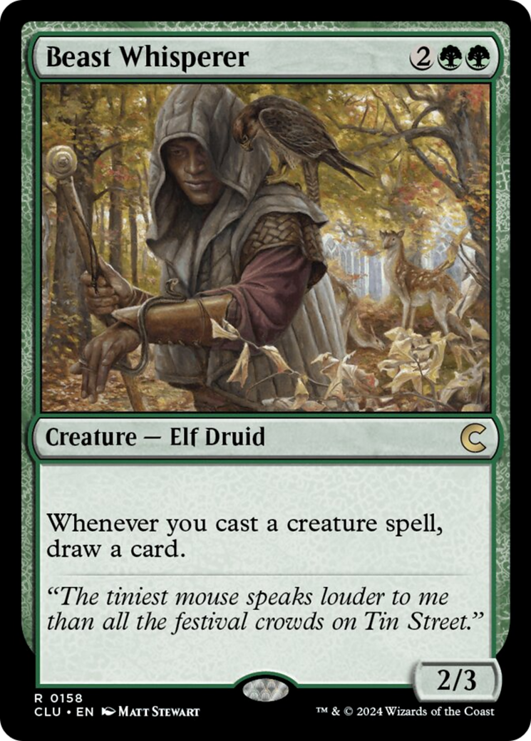 Beast Whisperer [Ravnica: Clue Edition] | Good Games North