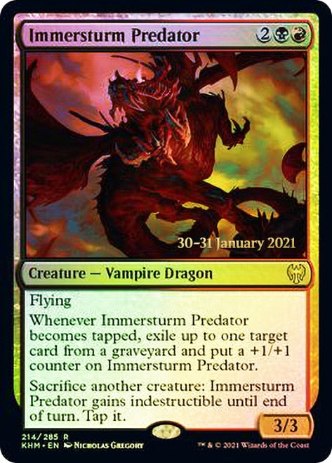 Immersturm Predator  [Kaldheim Prerelease Promos] | Good Games North