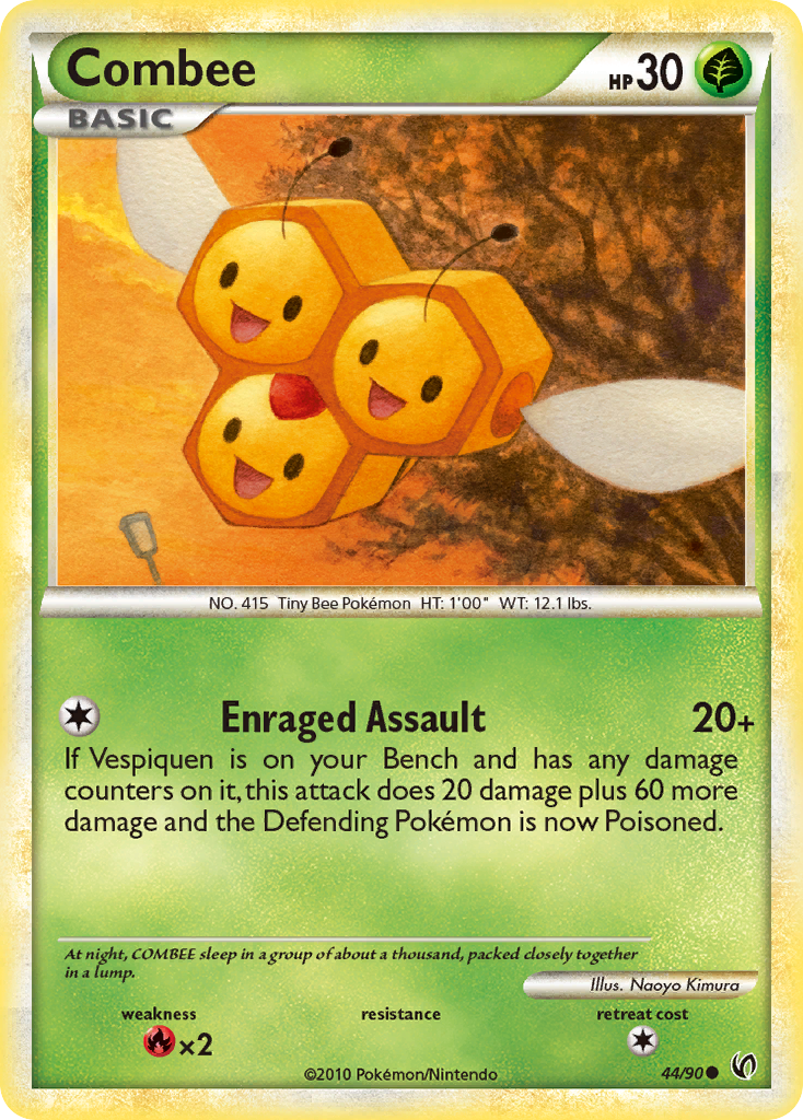 Combee (44/90) [HeartGold & SoulSilver: Undaunted] | Good Games North