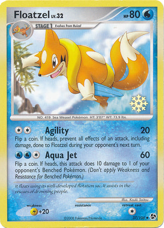 Floatzel (37/106) [Countdown Calendar Promos] | Good Games North