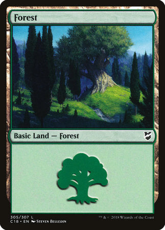 Forest (305) [Commander 2018] | Good Games North