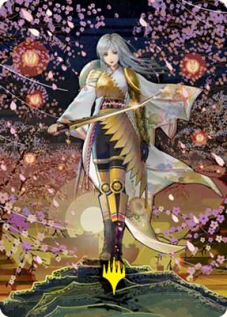 The Wandering Emperor 2 Art Card (Gold-Stamped Signature) [Kamigawa: Neon Dynasty Art Series] | Good Games North