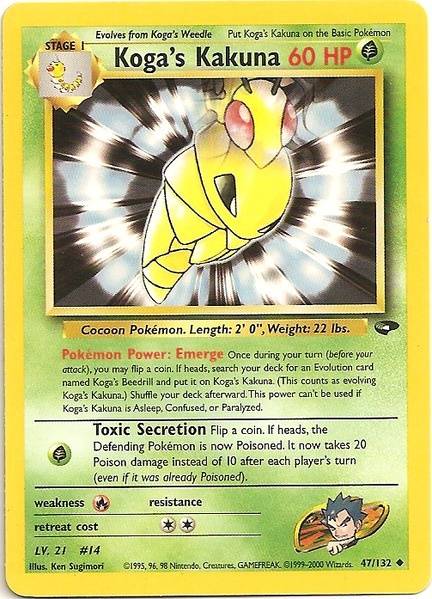 Koga's Kakuna (47/132) [Gym Challenge Unlimited] | Good Games North