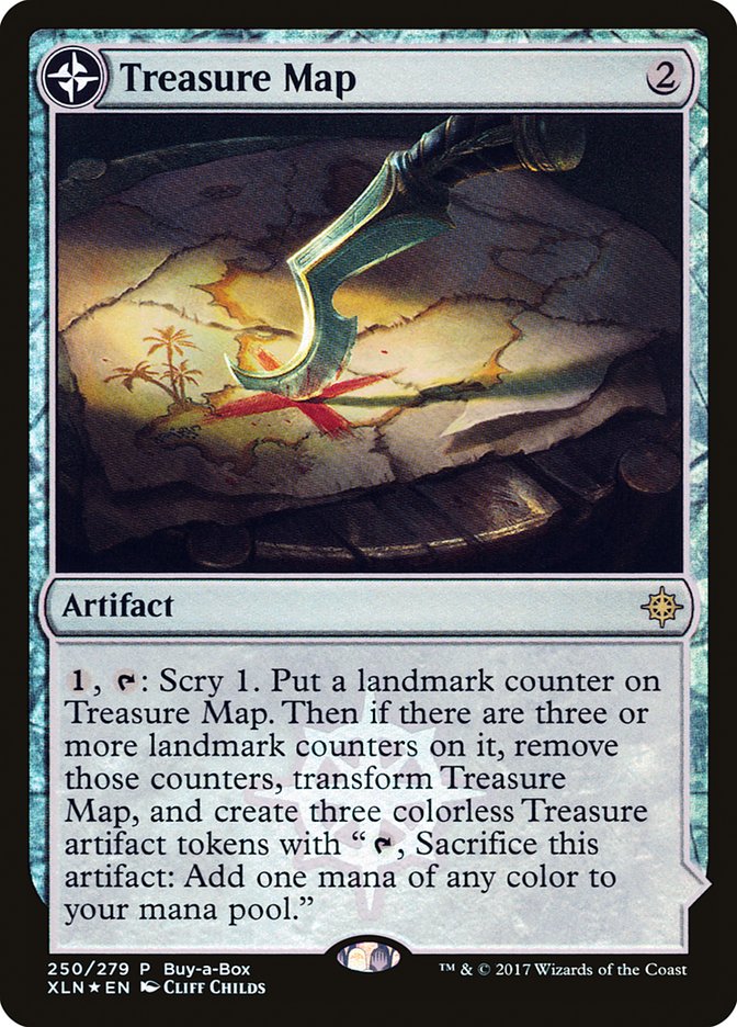 Treasure Map // Treasure Cove (Buy-A-Box) [Ixalan Treasure Chest] | Good Games North
