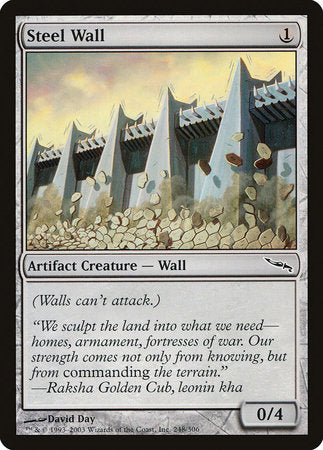Steel Wall [Mirrodin] | Good Games North