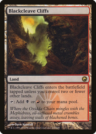 Blackcleave Cliffs [Scars of Mirrodin] | Good Games North