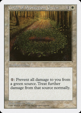 Circle of Protection: Green [Fifth Edition] | Good Games North