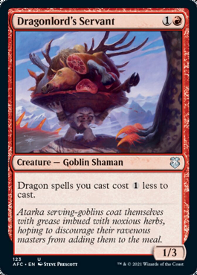 Dragonlord's Servant [Dungeons & Dragons: Adventures in the Forgotten Realms Commander] | Good Games North