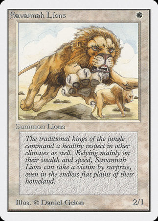 Savannah Lions [Unlimited Edition] | Good Games North