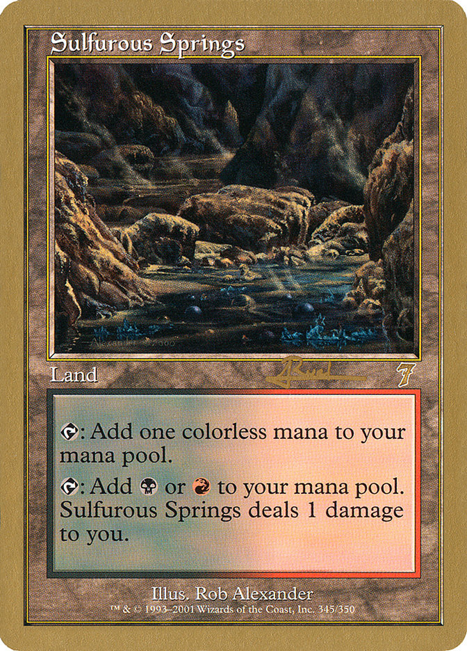 Sulfurous Springs (Antoine Ruel) [World Championship Decks 2001] | Good Games North