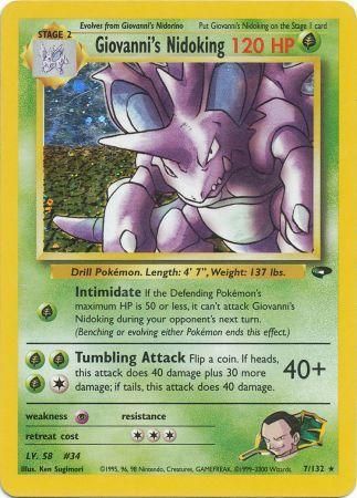 Giovanni's Nidoking (7/132) [Gym Challenge Unlimited] | Good Games North