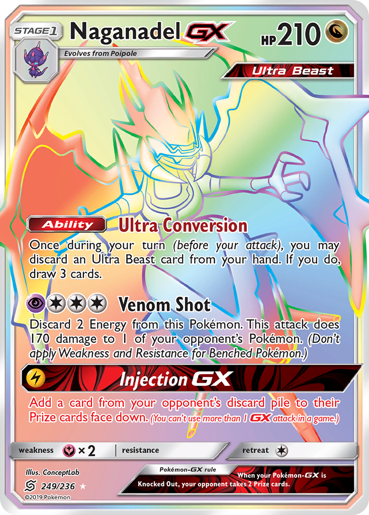 Naganadel GX (249/236) [Sun & Moon: Unified Minds] | Good Games North