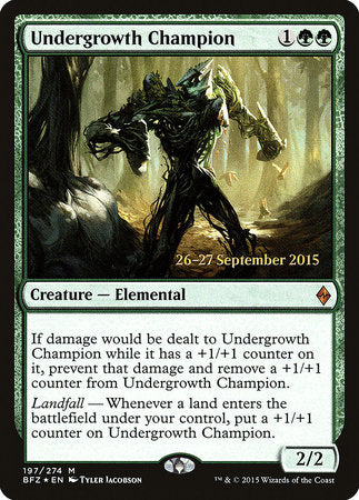 Undergrowth Champion [Battle for Zendikar Promos] | Good Games North