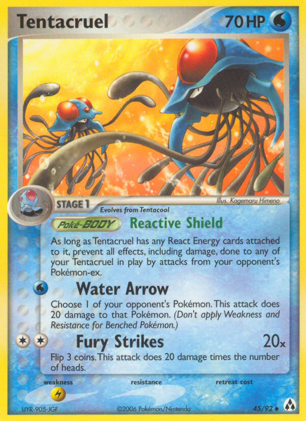Tentacruel (45/92) [EX: Legend Maker] | Good Games North