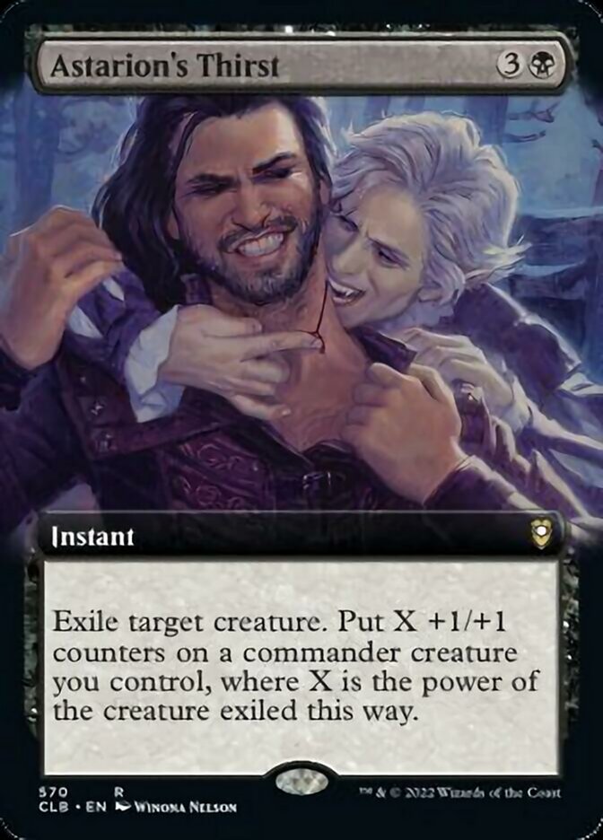 Astarion's Thirst (Extended Art) [Commander Legends: Battle for Baldur's Gate] | Good Games North