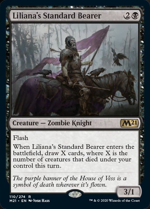 Liliana's Standard Bearer [Core Set 2021] | Good Games North