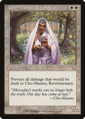 Cho-Manno, Revolutionary [Mercadian Masques] | Good Games North