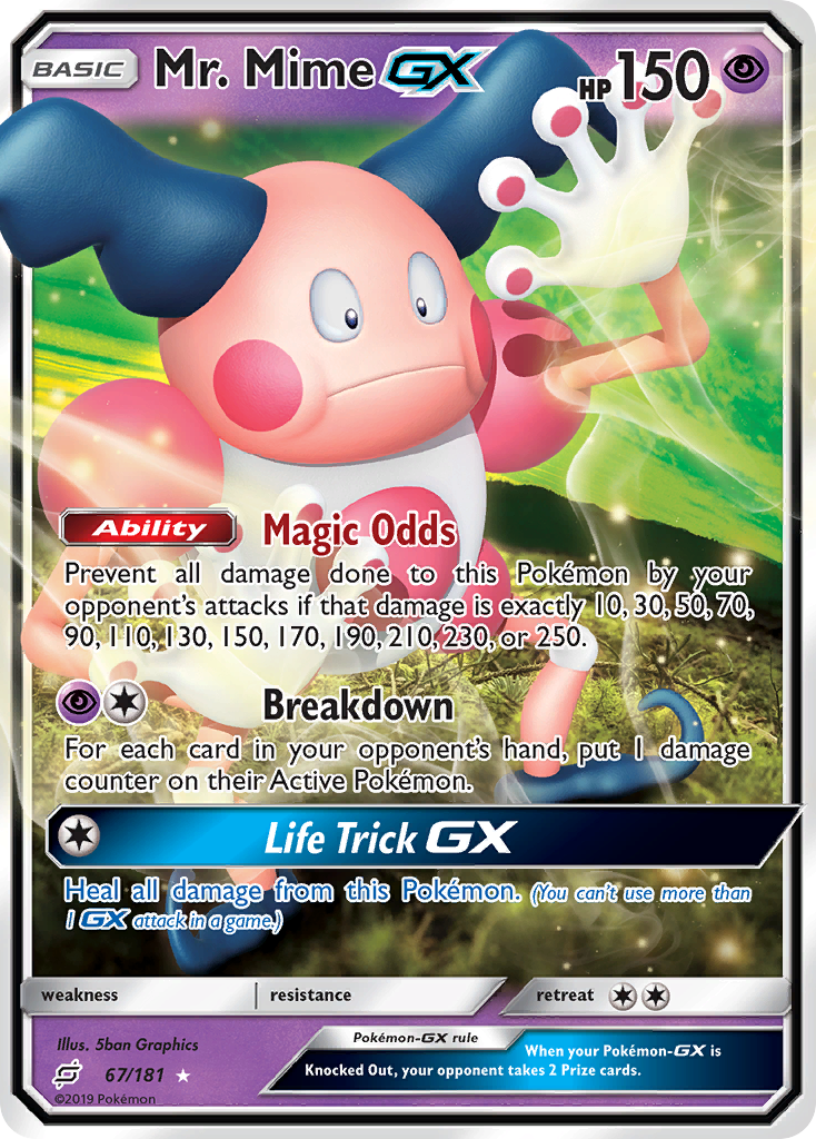 Mr. Mime GX (67/181) [Sun & Moon: Team Up] | Good Games North