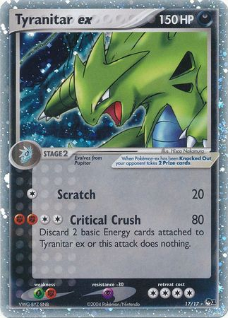 Tyranitar ex (17/17) (Holo) [POP Series 1] | Good Games North