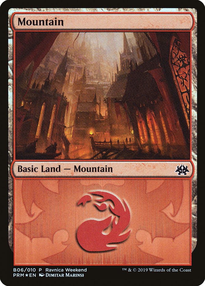 Mountain (B06) [Ravnica Allegiance Guild Kit] | Good Games North