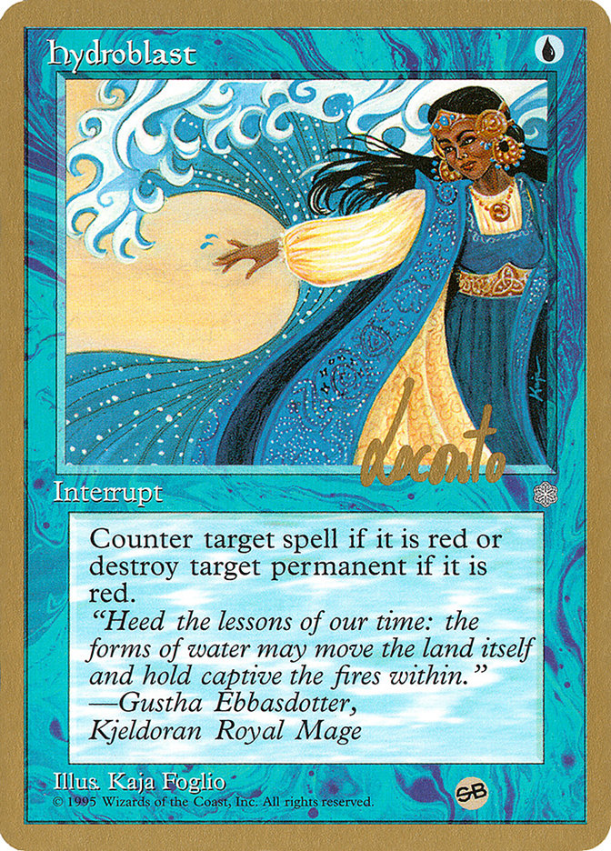 Hydroblast (Michael Loconto) (SB) [Pro Tour Collector Set] | Good Games North
