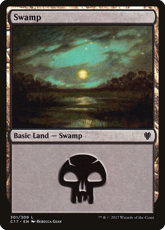Swamp (301) [Commander 2017] | Good Games North