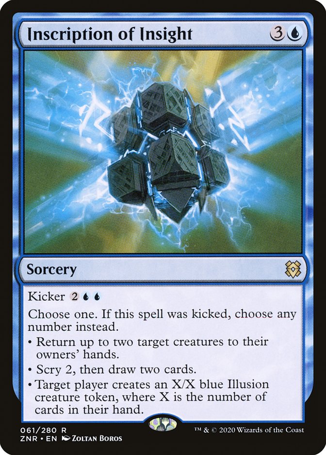 Inscription of Insight [Zendikar Rising] | Good Games North