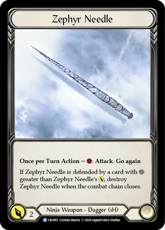 Zephyr Needle [CRU051] 1st Edition Normal | Good Games North