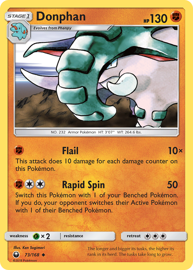 Donphan (73/168) [Sun & Moon: Celestial Storm] | Good Games North