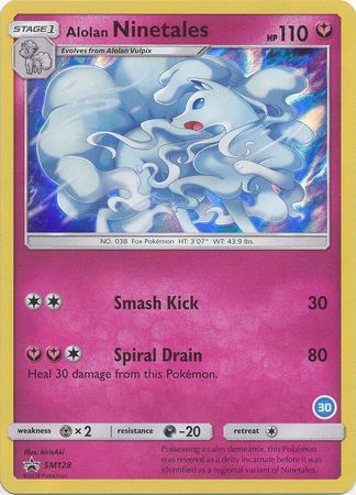 Alolan Ninetales (SM128) (Deck Exclusive #30) [Sun & Moon: Trainer Kit - Alolan Ninetales] | Good Games North