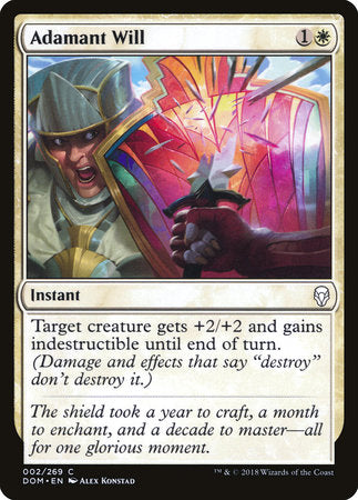Adamant Will [Dominaria] | Good Games North