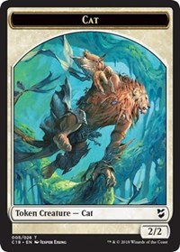 Cat // Soldier Double-sided Token [Commander 2018 Tokens] | Good Games North