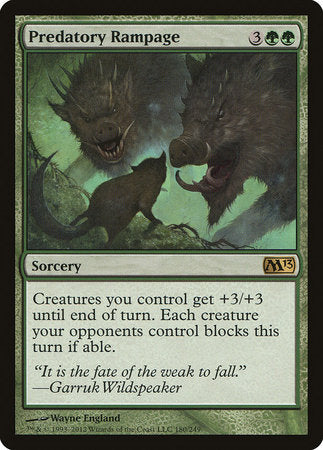 Predatory Rampage [Magic 2013] | Good Games North