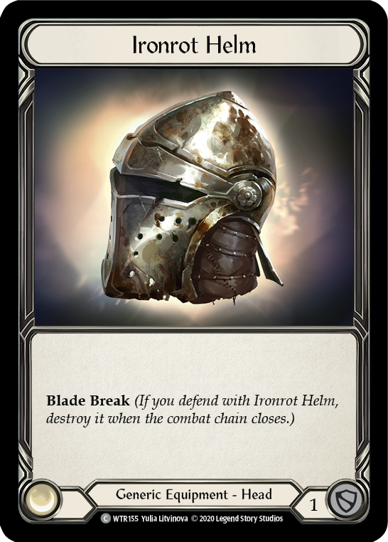Ironrot Helm [U-WTR155] (Welcome to Rathe Unlimited)  Unlimited Rainbow Foil | Good Games North