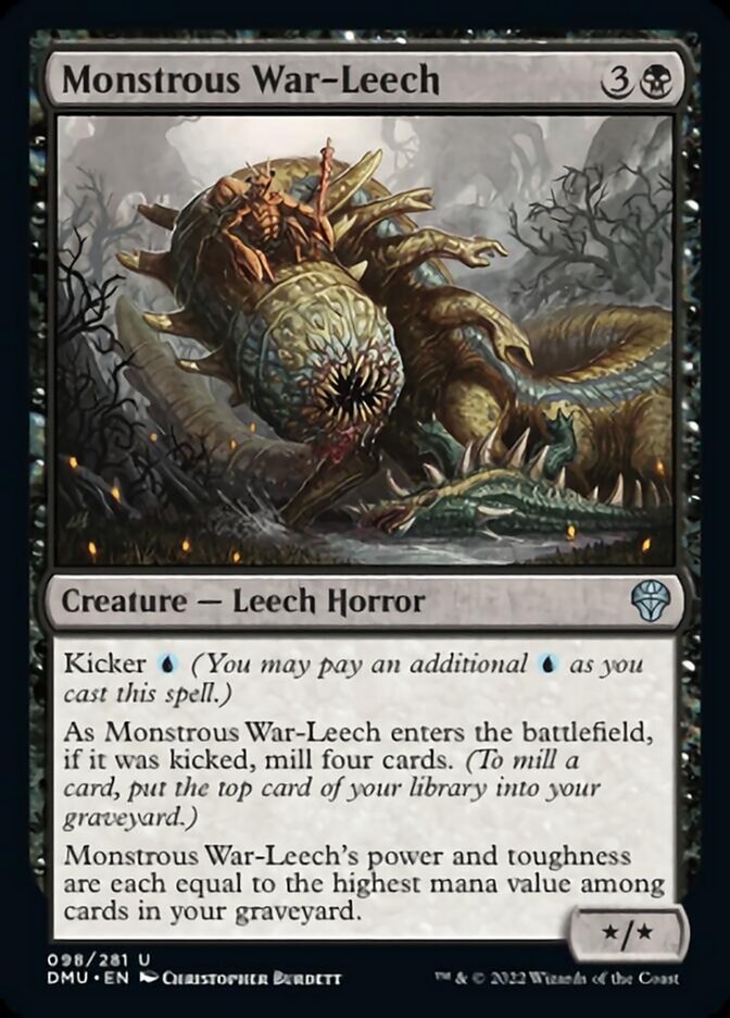 Monstrous War-Leech [Dominaria United] | Good Games North