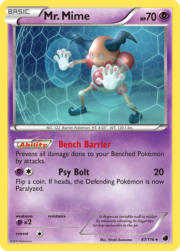 Mr. Mime (47/116) [Black & White: Plasma Freeze] | Good Games North