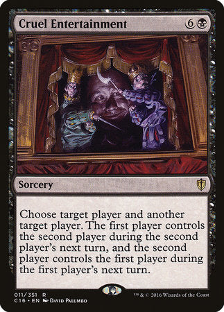 Cruel Entertainment [Commander 2016] | Good Games North