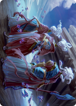 Guardians of Oboro Art Card [Kamigawa: Neon Dynasty Art Series] | Good Games North