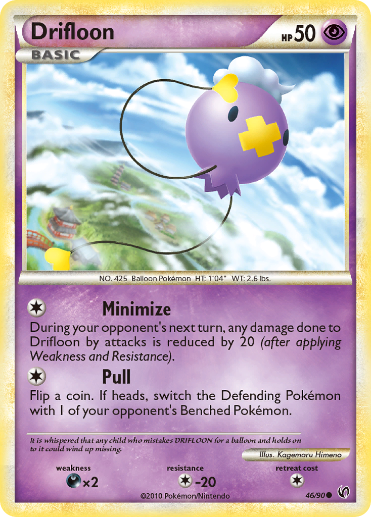 Drifloon (46/90) [HeartGold & SoulSilver: Undaunted] | Good Games North