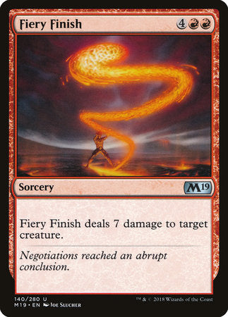 Fiery Finish [Core Set 2019] | Good Games North