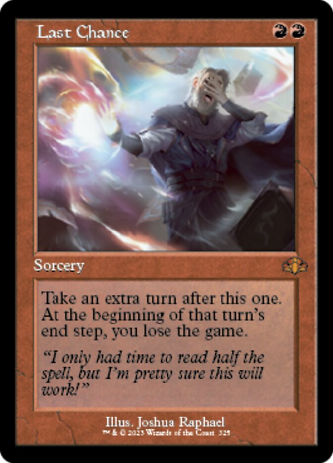 Last Chance (Retro) [Dominaria Remastered] | Good Games North