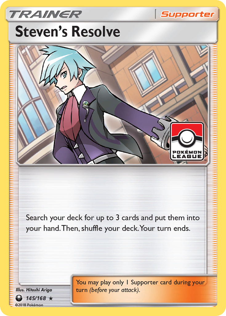 Steven's Resolve (145/168) [Sun & Moon: Celestial Storm] | Good Games North
