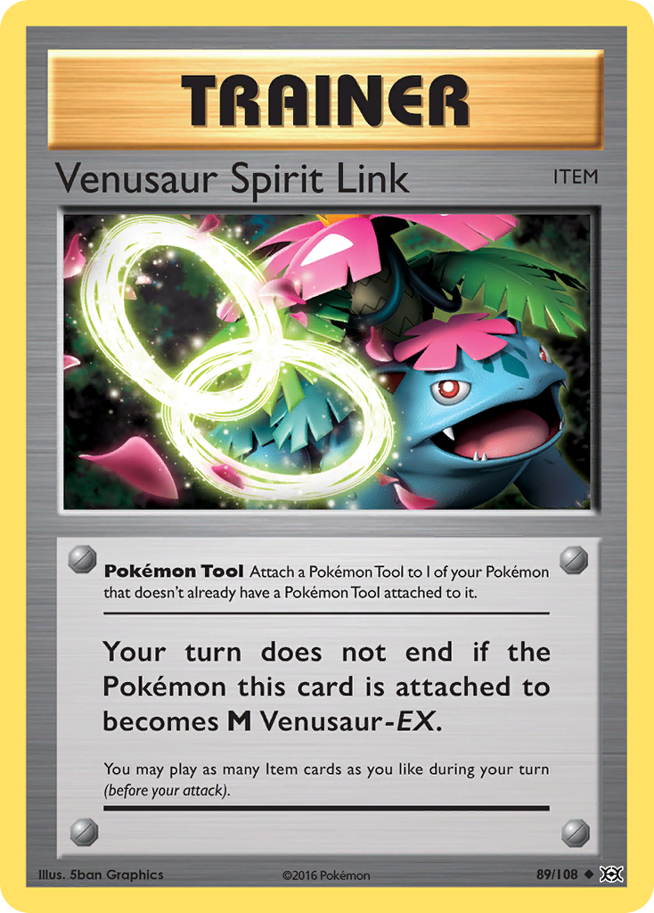 Venusaur Spirit Link (89/108) [XY: Evolutions] | Good Games North