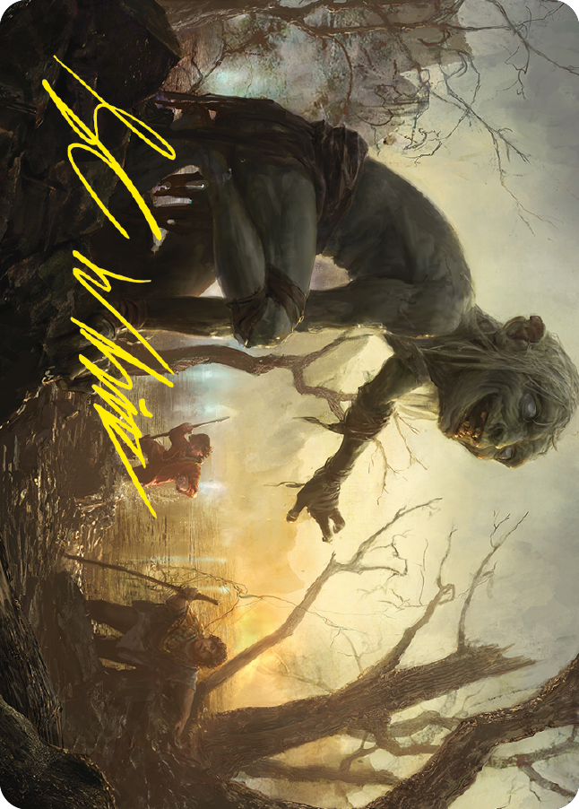 Smeagol, Helpful Guide Art Card (Gold-Stamped Signature) [The Lord of the Rings: Tales of Middle-earth Art Series] | Good Games North